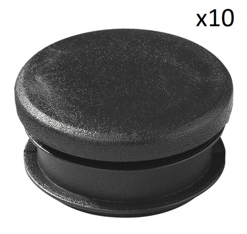 Tapa cuadrada de Ø30mm x10 unidades