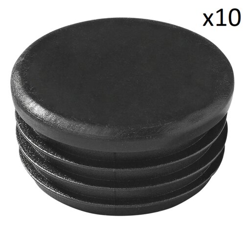 Tapa cuadrada de Ø40mm  x10 stuks