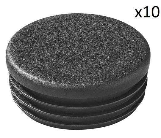 Tapa cuadrada de Ø50mm x10 unidades