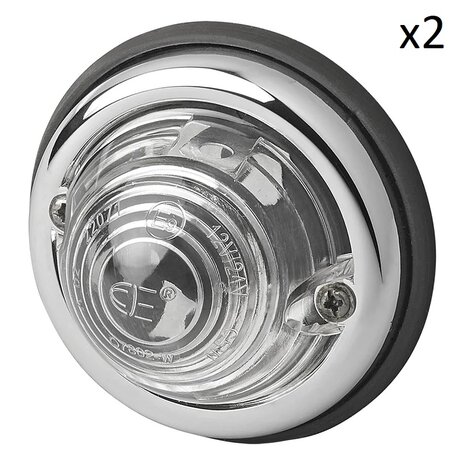Lampara de posicion blanca 70mm PM x2 piezas