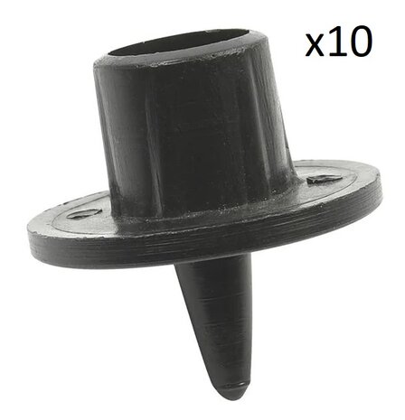 Punta de casquillo de 25 mm x10 stuks