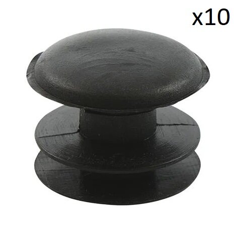 Tapa inferior de 22 mm x10 piezas