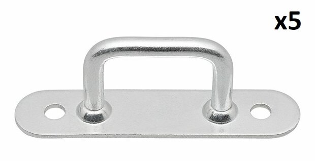 Ojal rectangular de 36 mm x5 piezas