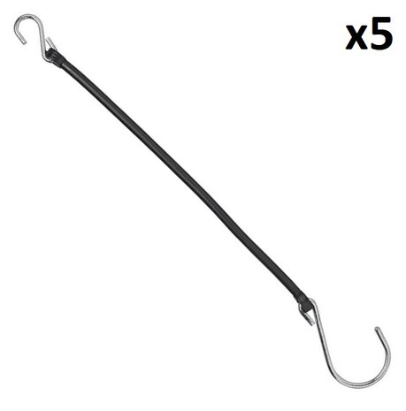 Cadena de seguridad de PVC x5 piezas