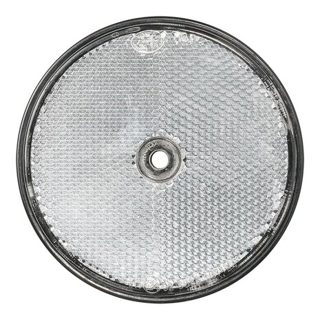 Reflector blanco 80mm montaje con tornillos x10 piezas