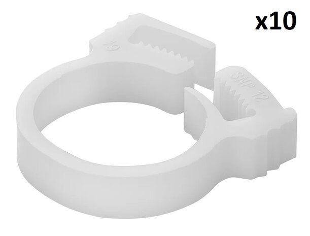 Abrazadera de manguera con cierre rapido 17–19 mm x10 unidades