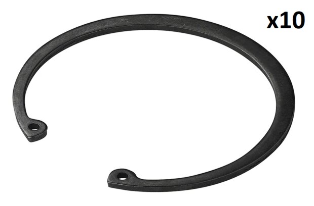 Anillo Seeger diametro 80 mm x10 unidades