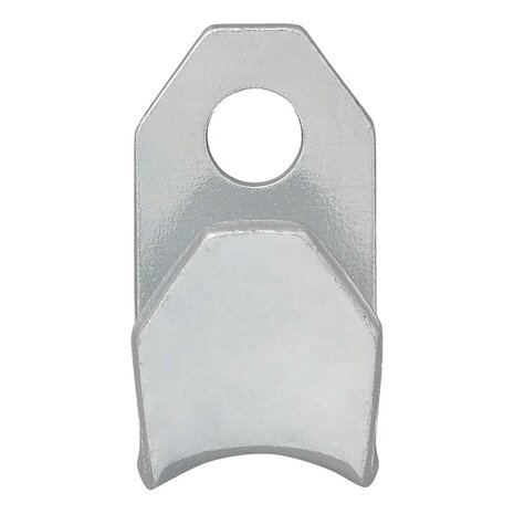 Gancho atornillable de metal 37 x 25 x 3 mm x5 unidades
