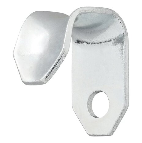 Gancho atornillable de metal 37 x 25 x 3 mm x5 unidades