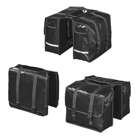Alforja doble para bicicleta 40L impermeable