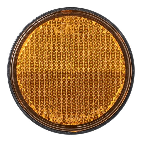 Reflector naranja 60 mm con tornillo 5 x10 piezas