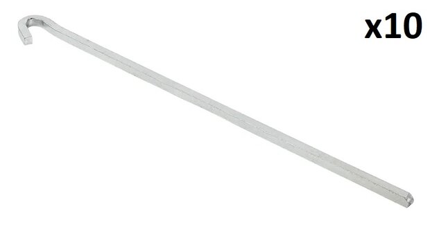 Clavija de roca cuadrada de metal de 30 cm x10 piezas