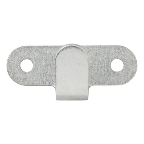 Gancho metalico 65x27 mm curvado x10 piezas