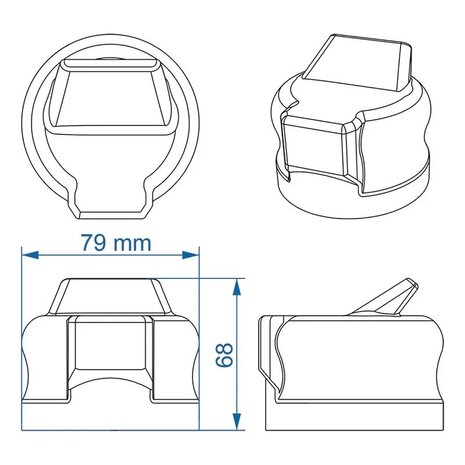 Funda para base de enchufe x10 unidades