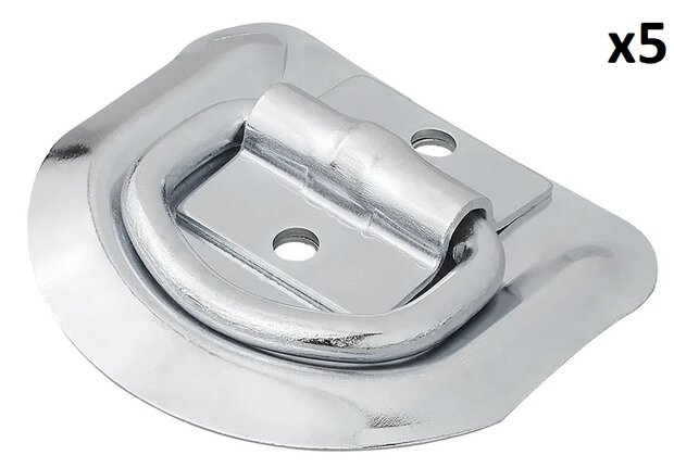 Anilla de amarre 83 x 72 mm x5 piezas