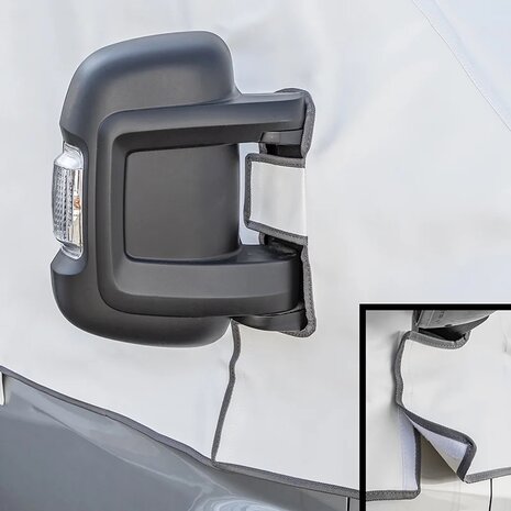 Cubierta de ventana blanca para Fiat Ducato X250 desde 06-2006 hasta 2014