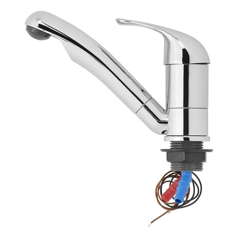 Grifo mezclador ceramico Carino 12V diámetro 33 mm cromo x5 unidades