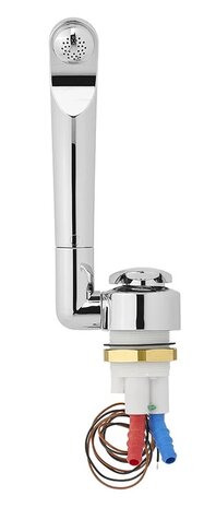 Grifo mezclador ceramico Samba diametro 39 mm cromo x5 unidades