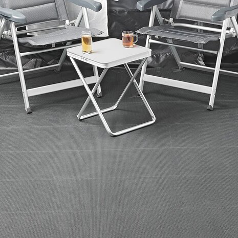 Alfombra de tienda transpirable gris antracita 3,00 x 5,00 m