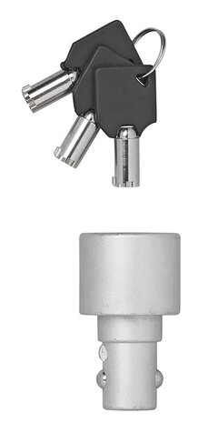 Cerradura con llave para cepo de rueda Nemesis