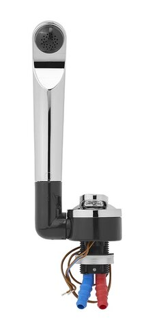 Grifo mezclador ceramico Deluxe diámetro 27 mm cromo/negro x5 stuks