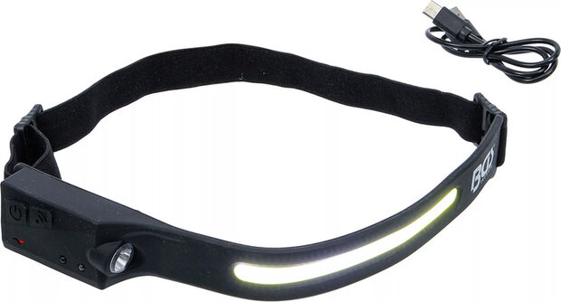 Linterna para cabeza LED COB con sensor de movimiento