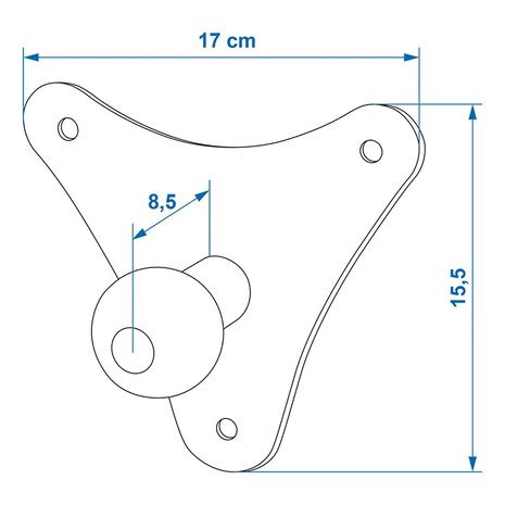 Soporte de pared para portabicicletas