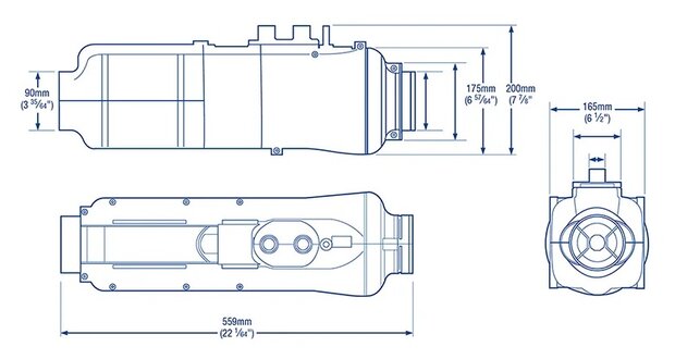 Calefactor de aire Gas / Electrico 5 GTE