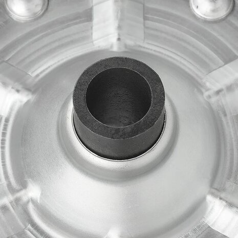 Neumatico para rueda jockey con llanta metalica grande y neumatico de goma 220 x 65 mm, 300 kg