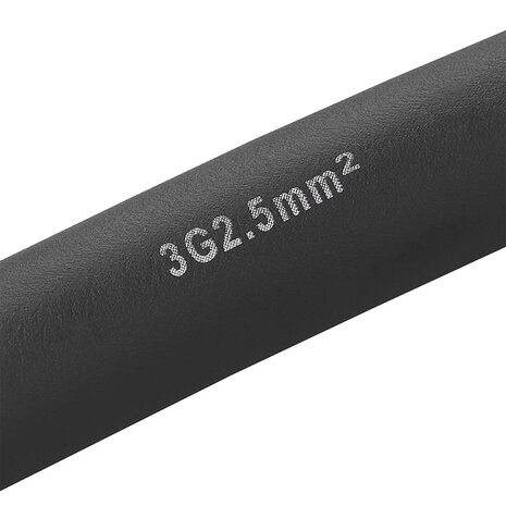 Juego CEE con cable de extension de 20 m 3x2,5 mm y cable adaptador de 40 cm de enchufe Schuko a CEE en bolsa de almacenamiento