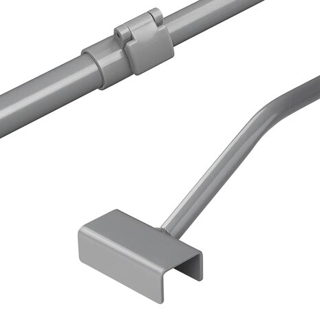 Arco metalico extensible 100-155 cm para lona de remolque