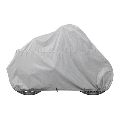 Funda protectora gris para 2 bicicletas (ripstop)