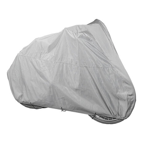 Funda protectora gris para 2 bicicletas (ripstop)