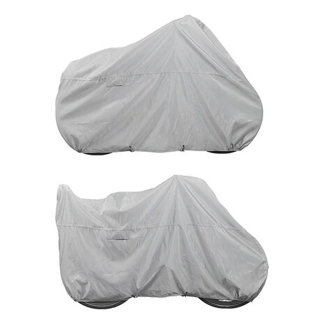 Funda protectora gris para 1 bicicleta (ripstop)