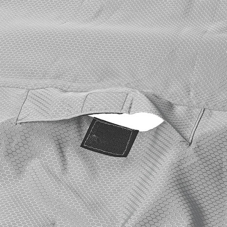Funda protectora gris para 1 bicicleta (ripstop)