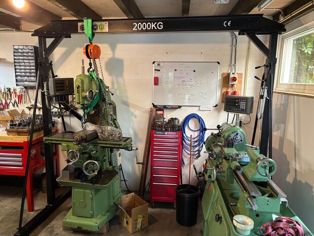 Grua portal movil 2 toneladas