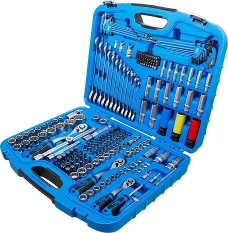 Juego de llaves de vaso Gear Lock entrada 6,3 mm (1/4) 10 mm (3/8) / 12,5 mm (1/2) 218 p