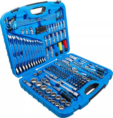 Juego de llaves de vaso Gear Lock entrada 6,3 mm (1/4) 10 mm (3/8) / 12,5 mm (1/2) 218 p