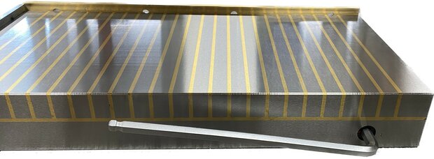 Placa magnetica permanente para fresado 300x600