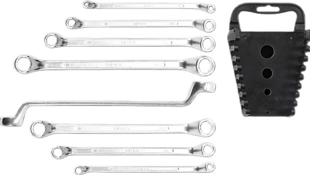 Juego de llaves de estrella dobles acodada 6 x 7 - 20 x 22 mm 8 piezas