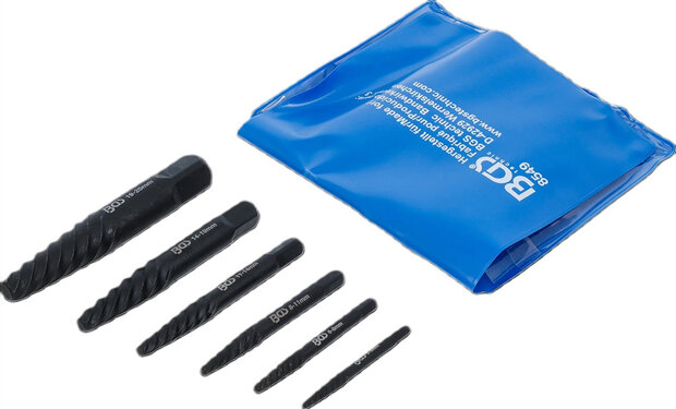 Juego de extractores de tornillos 6 piezas