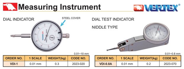 Reloj comparador 58 mm