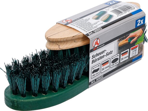 Juego de cepillos para fregar 2 piezas