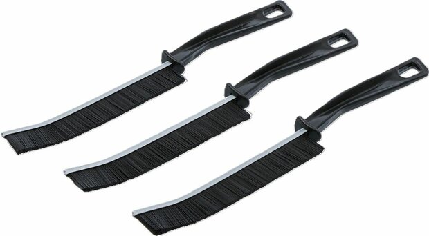 Juego de cepillos de limpieza para esquinas con cerdas duras 230 mm 3 piezas