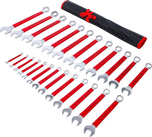 Juego de llaves combinadas con mango antideslizante 6 - 32 mm 25 piezas