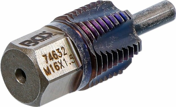 Macho de roscar con perno guia para sensores de temperatura M16 x 1,5