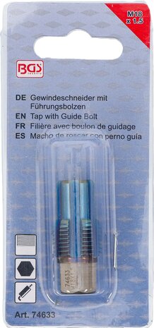 Macho de roscar con perno guia para sondas lambda M18 x 1,5