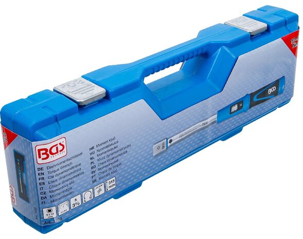 Llave dinamometrica 10 - 50 Nm de 9 x 12 mm cabezales insertables