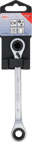 Llave combinada doble con carraca reversible 4 en 1 