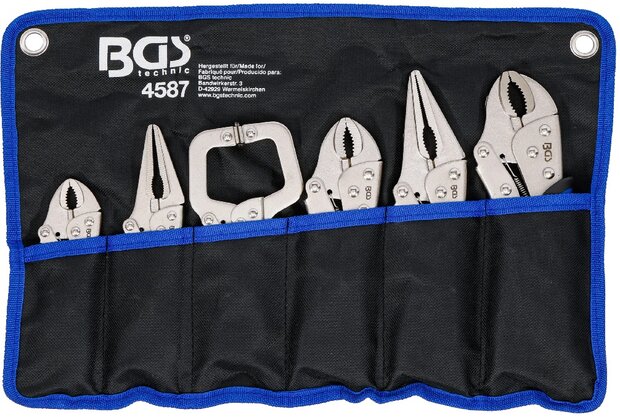 Juego de alicates grip 6 piezas